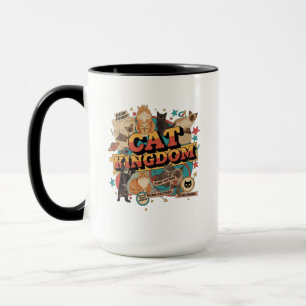 Retro Cat Kingdom Aesthetic - Vintage 90s Mug