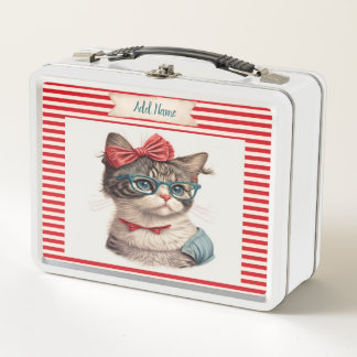 Retro Cat Lunchbox