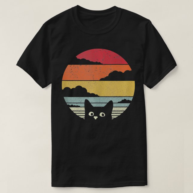 Retro Cat  T-Shirt (Design Front)