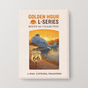 Retro Catoosa Oklahoma Route 66 Landmark Art