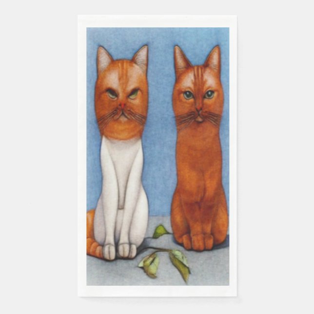 Retro Cats MIx      Napkin (Front)