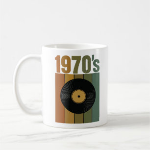 Retro cd 1970s vintage coffee mug