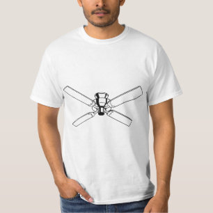 Retro Ceiling Fan Print T-Shirt