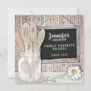 Retro Chalkboard, Mason Jar and Daisy