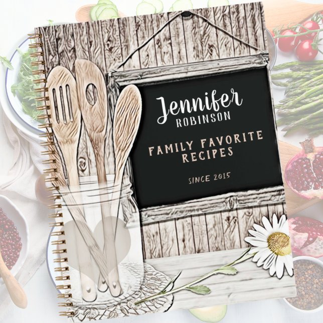 Retro Chalkboard, Mason Jar and Daisy Notebook (Creator Uploaded)