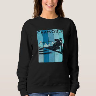 Retro Chamonix France Ski Vintage Chamonix France Sweatshirt