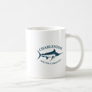 Retro Charleston South Carolina Vintage Fishing Bo Coffee Mug
