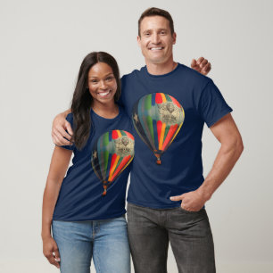 Retro Charm Meets Sky High: Colourful Balloon T-Shirt