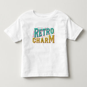 Retro Charm multi Colour design T-Shirt