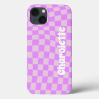 retro checker pattern Case-Mate iPhone case