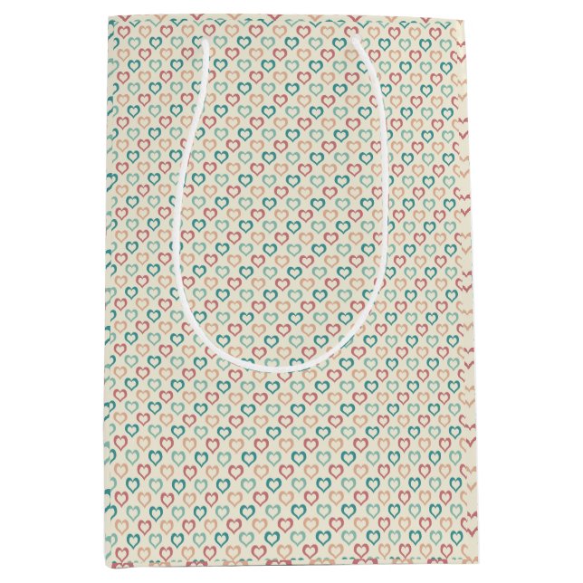Retro checks medium gift bag (Front)