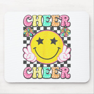 Retro Cheer Cheerleader Cheerleading Women Girls Mouse Pad
