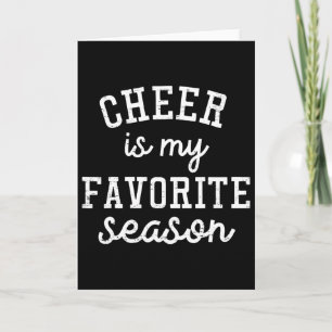 Retro Cheer Is My Favourite Season Cheerleading Co Card