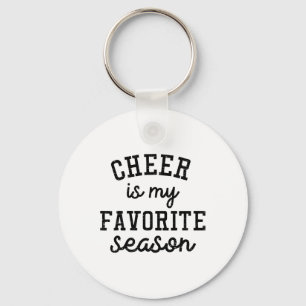 Retro Cheer Is My Favourite Season Cheerleading Co Key Ring