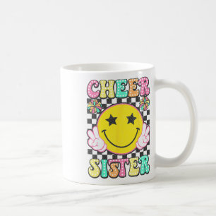 Retro Cheer Sister Cheerleader Cheerleading Women Coffee Mug