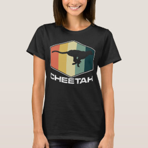 Retro Cheetah Big Cats African Savannah Wild Cats T-Shirt