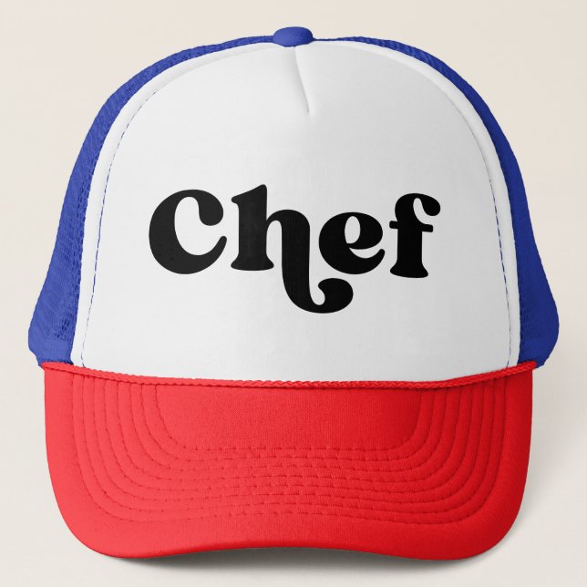 Retro Chef Trucker Hat (Front)
