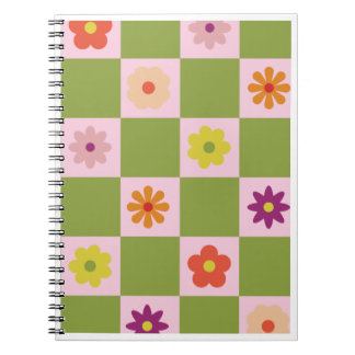 Retro Chequerboard Notebook