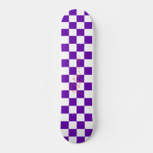 Retro Chequerboard Pattern Purple