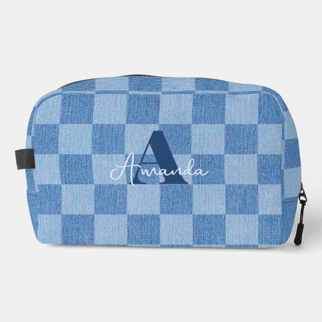 Retro Chequered Fade Dopp Kit (Front)