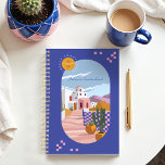 Retro Chequered Greece Architecture Personalised Planner<br><div class="desc">Stay organised in style with our fun retro chequered greek architecture planner! Featuring a unique blend of classical greece architectural motifs and a bold, vibrant chequered design in bright pink, blue, and yellow, this planner is a true statement piece. Make it truly yours by personalising it with your name and...</div>