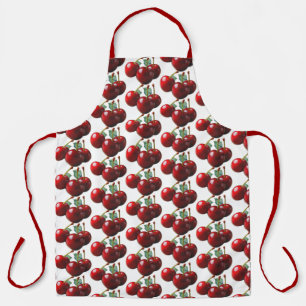 Retro Cherries fresh picked  Apron