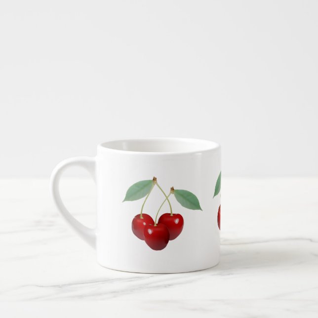Retro Cherries Speciality Mug (Left)