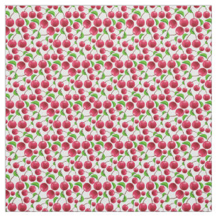Retro Cherries Vintage Cherry Pattern Fabric