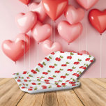 Retro Cherry Berry 1st Birthday Red and green Paper Plate<br><div class="desc">Celebrate your Somebody Cherry Sweet one-year-old in sweet style with a retro birthday decor collection! Channeling retro charm with vibrant red and green cherries, the party extras add a playful touch to your little one's special day and party table. From invitations to tableware, deck out your little one's party in...</div>