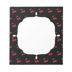 Retro Cherry Notepad