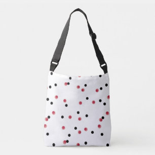 Retro Cherry Pop Mid-Century Dots Crossbody Bag