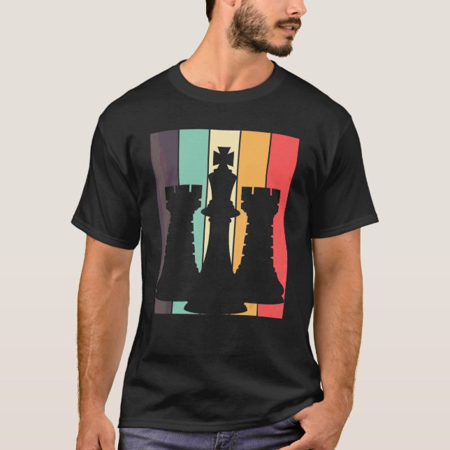 Retro Chess 1 T-Shirt (Front)