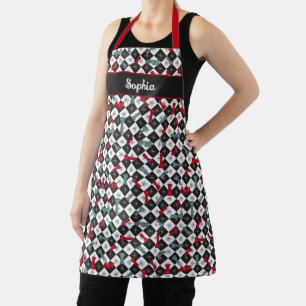 Retro Chess Board Apron