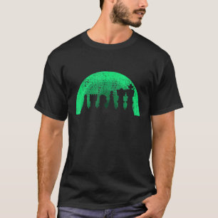 Retro Chess Pieces Chess Player 2 T-Shirt