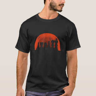 Retro Chess Pieces Chess Player 8 T-Shirt