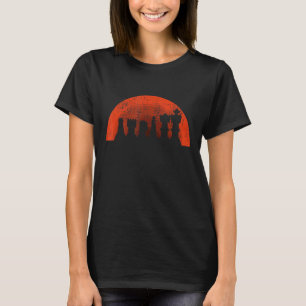 Retro Chess Pieces Chess Player 8 T-Shirt