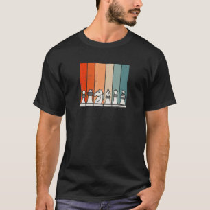 Retro Chess - Vintage Sunset Chess Master Players T-Shirt