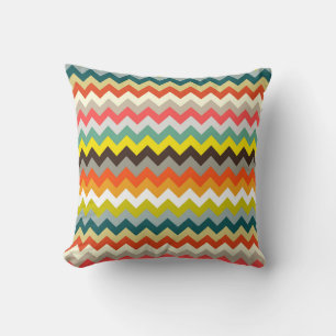 retro chevron cushion