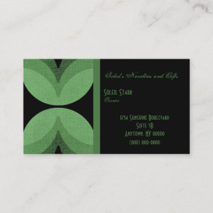 Retro Chic Business Card, Clover Card
