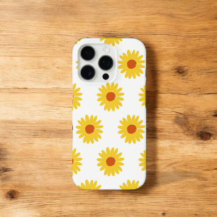 Retro Chic Sunflower Floral Whimsical Spring  iPhone 16 Pro Case