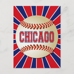 RETRO CHICAGO BASEBALL POSTCARD