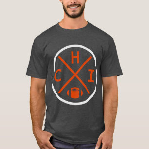 Retro Chicago Football Emblem Vintage CHI retro T-Shirt