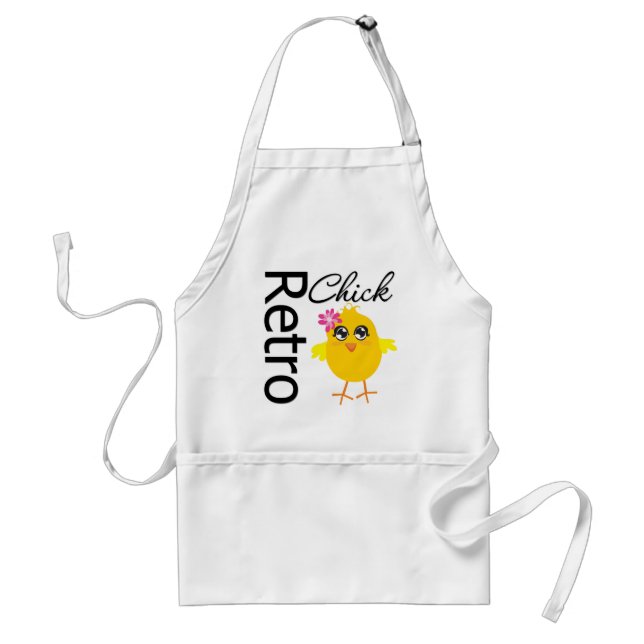 Retro Chick Standard Apron (Front)