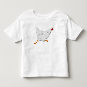 RETRO CHICKEN AND EGG TODDLER PESONALIZED T-SHIRT