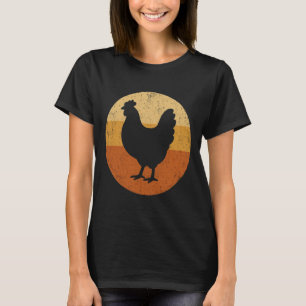 Retro Chicken Badge Shirt – Vintage Farmhouse