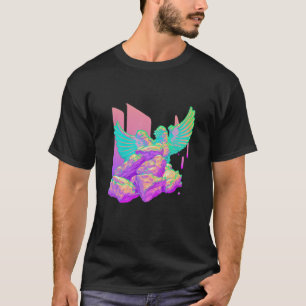 Retro Chicken Wings in Pastel Vaporwave T-Shirt