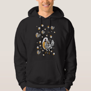 Retro Chickens   Hoodie
