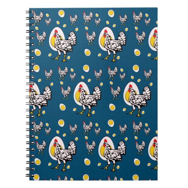 Retro Chickens Notebook (Front)