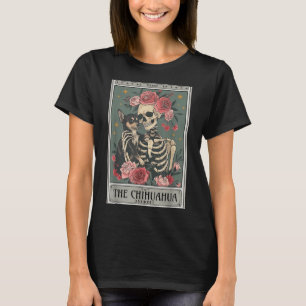Retro Chihuahua Dog Lover The Moon Halloween , Wom T-Shirt