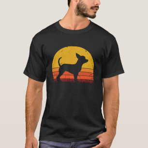 Retro Chihuahua Dog Mum Dog Dad Gift Vintage T-Shirt